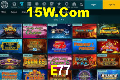 Bônus Generosos e Exclusivos no E77 para Você!